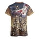 thumbnail image 4 of Camiseta de manga corta con cuello redondo y diseño retro de Wings of Liberty Attack on Titan para hombre, nueva camiseta de verano de manga corta, 4 of 5