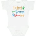 thumbnail image 3 of Inktastic Mimi and Gramps Love Me Boys or Girls Baby Bodysuit, 3 of 5