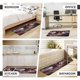 thumbnail image 3 of Juego de 2 alfombrillas de cocina de terciopelo de cristal con el logotipo del equipo de fútbol de los Bengals, alfombrilla absorbente antideslizante para el hogar, el dormitorio y la cocina, 3 of 6