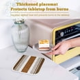 thumbnail image 6 of Modern Brown Pot Holders for Kitchen Heatproof Potholder, 4 Pack Boho Contemporary Geometric Striped Hot Pads Multipurpose Oven Pads Cloth Potholders Trivet for Cooking and Baking, 6 of 8