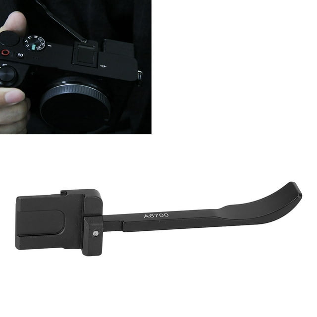Agarra De Pulgar Para La Cámara A6700, Agarre De Soporte De Pulgar De Zapatilla Caliente Para Soportar A Mano Estable, Pulgar De Aluminio Pulgar Hacia Arriba, No Afectar El Uso