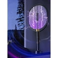 Yguping 2 in 1 Bug Zapper Racket Handheld Electric Fly Swatter Safe Fly