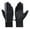 Black, variant on Kyusrd Winter Warm Gloves Diving Cloth Plus Velvet Thickened Outdoor Sports Cycling Gloves