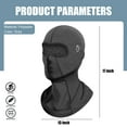 thumbnail image 4 of Ski Mask 2 Pack Balaclava Winter Thermal Mask Wind Proof Head Mask Moisture Wicking Gray, 4 of 6