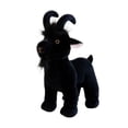 thumbnail image 2 of Realistic Black Goat Stuffed Animal Plush Toy Lifelike Standing Mountain Goat Plush for Kids Gift Home Decor Collection, 2 of 6