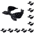 thumbnail image 2 of Diademas cómodas Qarigey para mujeres Negro 10Conjunto, 2 of 6