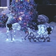 thumbnail image 6 of NOMA Reindeer Sleigh Christmas Display Pre-Lit LED Outdoor Lawn Decoration, 6 of 8
