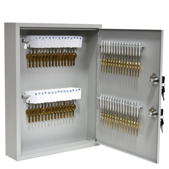 Armario para llaves BankSupplies STEELMASTER, 60 llaves, doble cierre