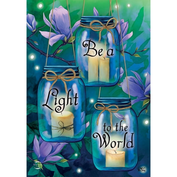 Briarwood Lane Garden Flag 12x18 For Outdoor Be a Light To the World Spring For Spring Garden Flag Flags For Outside