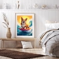 thumbnail image 6 of Diamond Art Kit for Adults, Surfing Corgi On Vibrant Waves Diamond Painting for Adults Beginners, DIY Diamond Art Painting Kits, 5D Diamond Painting Crafts for Home Decor 12x16 Frameless, 6 of 7