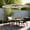 Khaki, variant on Gianna 10FT Patio Umbrellas, 8 Ribs, UV Protection for Pool Garden Backyard Market, Red