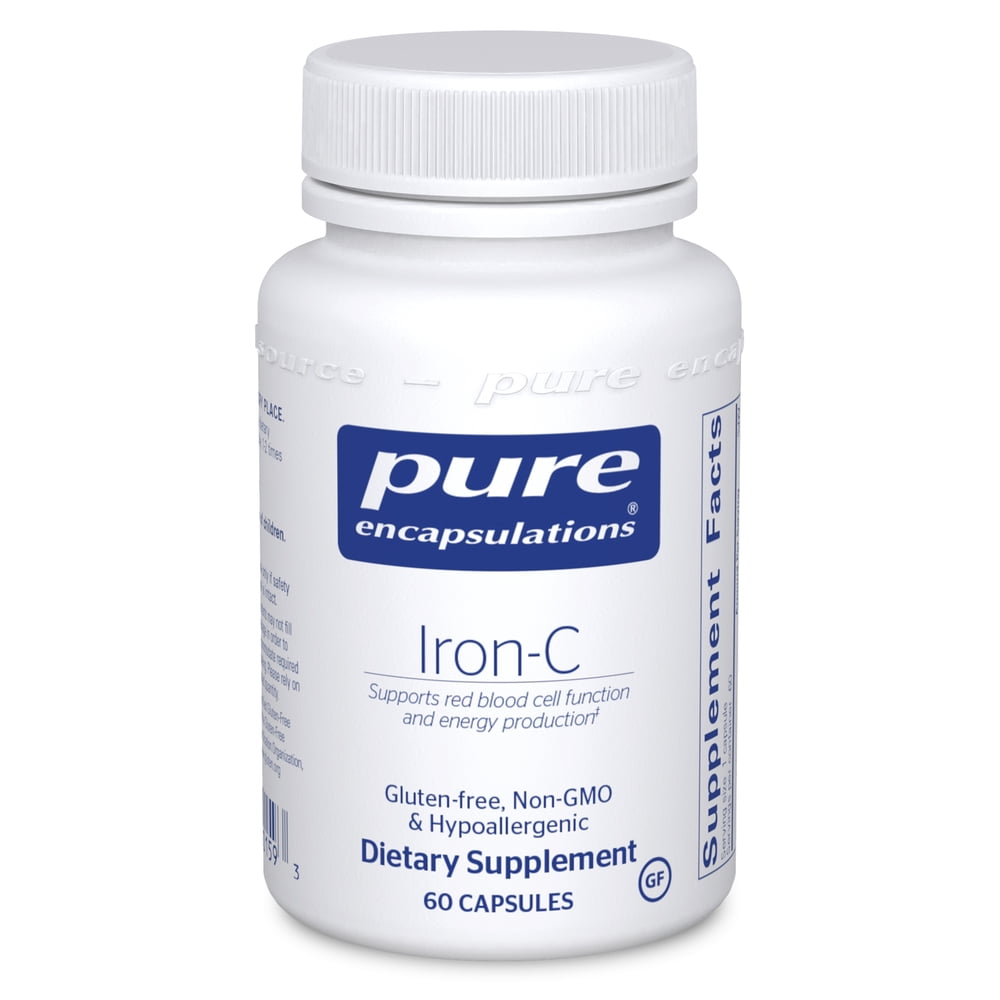 Pure Encapsulations IronC Iron and Vitamin C Supplement to Support