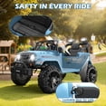 thumbnail image 7 of East doll 12V Ride on Toys for Toddlers, Electric Car for Kids, Kids Car with Remote Control, Bluetooth, Music, 3 Speeds for Kids Gifts, Blue, 7 of 7