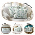 thumbnail image 5 of Throw Pillow Covers 20x20 Inch Set of 2 Leaf Branch Decorative Pillow Covers Green Leaf Cushion Cover Pillowcase for Sofa Couch Bed Home Decor, 5 of 9