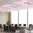 thumbnail image 5 of Fluorescent Light Covers 4 Pack 4x2 ft Flower Bow Ceiling Light Covers Pink Check Light Filters for Classroom, Office & Home, Drop Ceiling Light Covers, 5 of 8