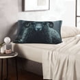 thumbnail image 6 of Rateoe Moody Ram Portrait Pattern Pillow Covers with Invisible Zipper(Pillows are not Included) Standard Pillowcases-14"x20", 6 of 6