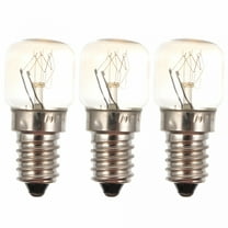 HIBIBUD 3PCS Oven Bulb E14 15W Heat-resistant Halogen Light Replacement Glass Oven Bulb