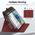 thumbnail image 3 of Funda Fintie para Samsung Galaxy Tab A11+ Plus de 11 pulgadas 2025/A9+ Plus 2023, color vino, 3 of 9