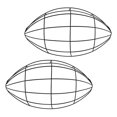 thumbnail image 4 of 2 de Alambre con Forma de Balón de Fútbol Americano, Ideales para Decorar Ventanas, Techos Y Jardines en Navidad., 4 of 9