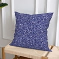 thumbnail image 6 of Throw Pillow Covers, Blue Glitter lightning J Soft Square Pillow Cases with Invisible Zipper for Couch Bed Sofa, Farmhouse Fall Home Decor 20"x20", 6 of 7