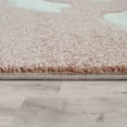 thumbnail image 4 of Paco Home Kids Rug with Charming Clouds for Nursery in Pastel Pink, 4 of 5