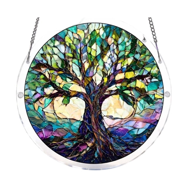 SIfdSeng My Items Acrylic Puzzles Window Hanging Acrylic Puzzles Garden for Mom Birthday Home