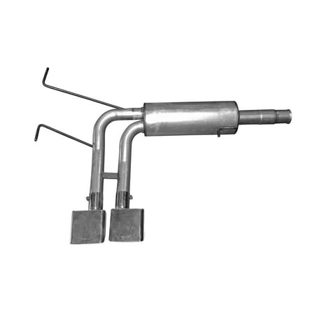 - Gibson Exhaust 65667 GIB65667 10-16 SILVERADO /SIERRA 1500 TRUCK STANDARD CAB SHORT BED 4.8L/5.3L DUAL EXHAUST SYSTEM