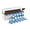 Blue/1 Count, variant on Table Tek Red Gingham Plastic Table Cover Roll - with Slide Cutter - 100' x 54" - 10 count box