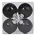 thumbnail image 3 of Vickerman M151417 4 in. Black Shiny & Matte Mirror Ball Christmas Ornament 4 per Box, 3 of 3