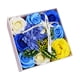 thumbnail image 3 of Jabón de rosas artificiales con aroma floral en caja de regalo. Azul, 3 of 8