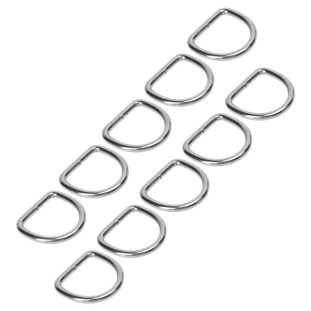 Acier Inoxydable 316 D, Marine D Boucle 10 PCS Robuste pour Planche de Surf