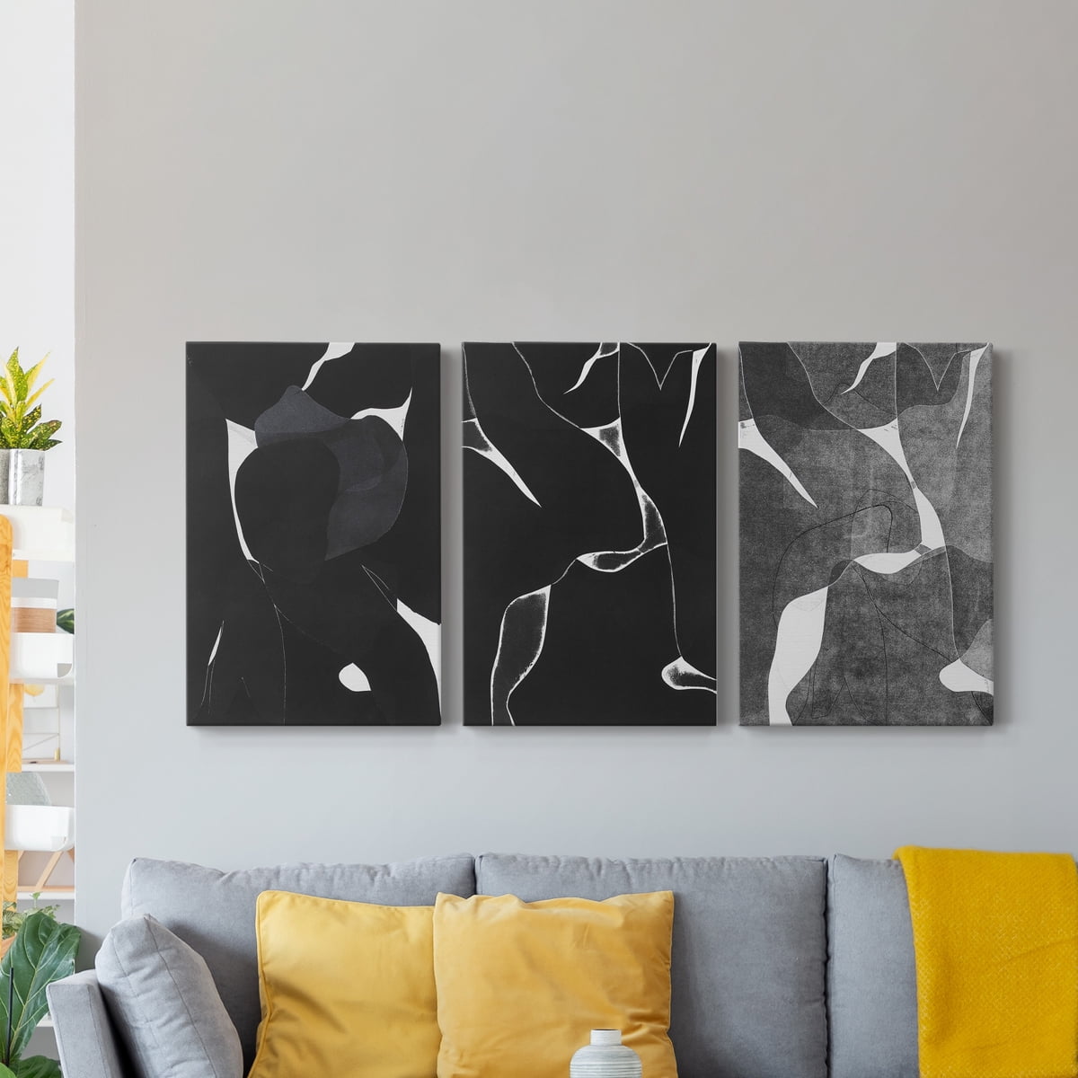 Night Bloom I Premium Gallery Wrapped Canvas - Ready to Hang - 32 x 48 Each