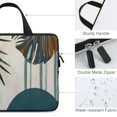 thumbnail image 3 of AWERP Abstract Mid Century Modern Boho Geometric Leaf Plant Minimalist Arch Sun Beige Laptop Bag Diving Fabric Computer Protective Handle Case Tablet Cover Neoprene 13inch, 3 of 5