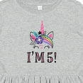 thumbnail image 4 of Inktastic 5th Birthday Unicorn Party 5 Year Old Girl Girls Toddler Dress, 4 of 5