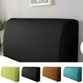 thumbnail image 4 of Bed Head Cover Full Dustproof Soft Bed Head Cover 1.8 Meters Brown C - Bed Headboard Cover Stretch Bed Headboard Cover Bed Headboard Slipcover Protector Solid Color Cover for Twin Full Queen Size Bed, 4 of 4