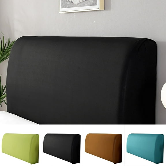 Bed Head Cover Full Dustproof Soft Bag Bed Head Cover 1.8 Meters Ac, Bed Headboard Cover Stretch Bed Headboard Cover Bed Headboard Slipcover Protector Solid Color Cover for Twin Full Queen Size Bed