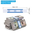 thumbnail image 2 of Uxcell Currency Band Bundles, 1000 Packs Blue Dollar100, 2 of 7