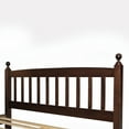 thumbnail image 3 of Better Home Products Paloma 41 x 80" Wood Full Bed with Headboard in Tobacco, 3 of 7