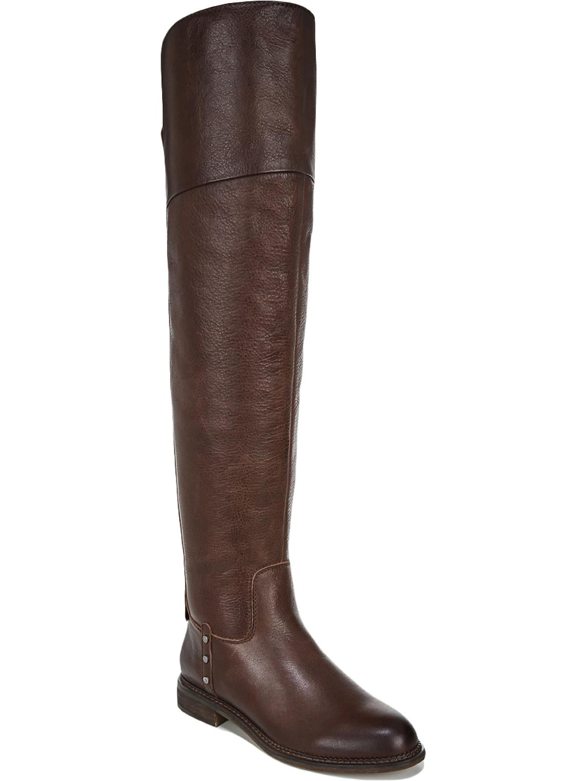 Franco Sarto Womens Haleen Leather Wide Calf Knee-High Boots - Walmart.com