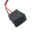 thumbnail image 4 of Usb Female Power Usb Charging Port Connector With Cable Terminals Charger Socket Black, 4 of 8
