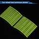 thumbnail image 5 of 20 Pcs Calcomanías para Llantas en Arco Decorativas para Ruedas de Automóvil de 14-22" Verde Pasto Reflectante PET, 5 of 6