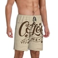 thumbnail image 5 of KLL Coffee Time (2) for Men's 1-Pack Shorts,Sleep Pajama Shorts for Men Soft Pj Shorts Men's Pajama Bottoms Sleepwear -4X-Large, 5 of 7