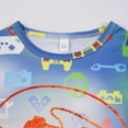thumbnail image 4 of ATAIKU 3-8Y Toddler and Little Boy Pajamas Set Kids Long Sleeve Tee and Pants Games Sleepwear Boys 2-Piece Jammies, 4 of 12