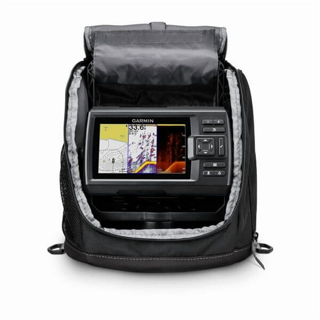 Garmin Fish Finder 010-02551-04 Striker Vivid 5cv; Écran LCD 5 Pouces; Couleur WVGA; Résolution 800 x 480 Pixels; Clavier; GPS Intégré; Indice IPX7 Étanche