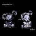 thumbnail image 3 of Rompecabezas de cristal 3D con 12 constelaciones con luz LED, 3 of 3