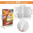 thumbnail image 5 of Cards Album 9/4 Pocket 432/240Pcs Card Book Map Letters Holder Binder Cartoon Squirtle Charizard VMAX Collection Folder Mewtwo, 5 of 5