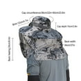 thumbnail image 3 of Wide Brim Solar Fan Outdoor Fishing Hat Men Sun Hat with 2 Solar Fan Fishing Hats Neck Flap Outdoor UV Protection Hiking Hat, 3 of 3