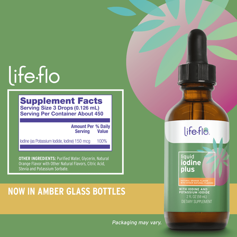 Life-Flo Iodine Plus Drops, 150mcg Thyroid Support photo 2
