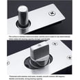 thumbnail image 4 of BR Bisagras giratorias ocultas ajustables para puertas giratorias de alta resistencia - Capacidad de carga 150 kg, 4 of 5