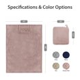 thumbnail image 2 of Regal Living 4 in 1 Cozy and Practical Travel Throw, Dusty Pink, 45 x 60, 2 of 7
